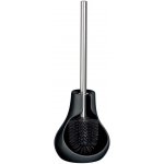 Wenko Toaletní kartáč se silikonovou hlavou a polouzavřeným kontejnerem moderní toaletní set – Hledejceny.cz