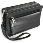 Arwel pánská kožená dvouzipová etue černá – Hledejceny.cz