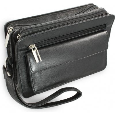 Arwel pánská kožená dvouzipová etue černá – Hledejceny.cz