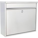 Rottner Hochhaus II poštovní schránka nerezová | Cylindrický zámek | 36 x 31.5 x 11.5 cm – HobbyKompas.cz