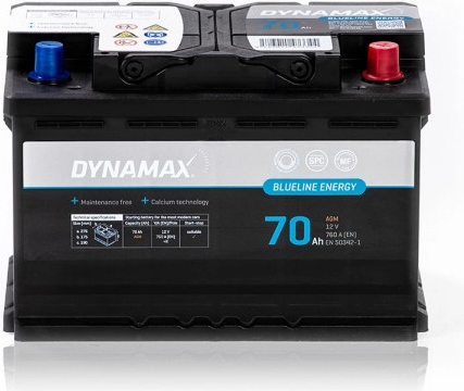 DYNAMAX ENERGY BLUELINE 70 AGM 12V 70AH 760A