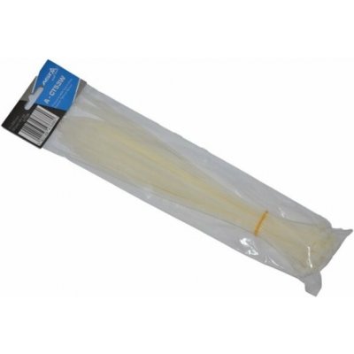 Stahovací pásky 5 x 300 mm, 50 kusů, bílá barva - ASTA – Sleviste.cz