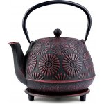 Čajová zahrada Japonská litinová konvice Manami vínová 1200 ml s podložkou – Hledejceny.cz