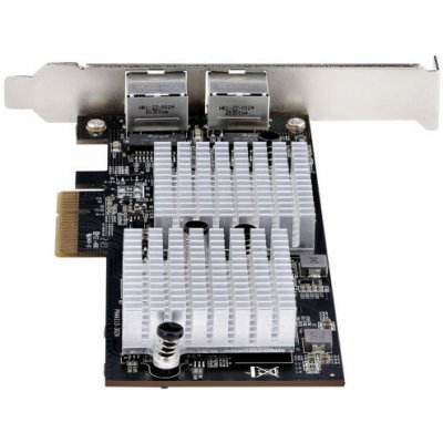 Startech 2-Port 10Gbps PCIe Network Adapter Card, Network Card for PCs/Servers, Full-Height/Low-Profile PCIe Ethernet Card w/Jumbo Frames, NIC/LAN Interface Card - Marvell AQC113CS Chipset, PXE Boot ( – Zboží Živě