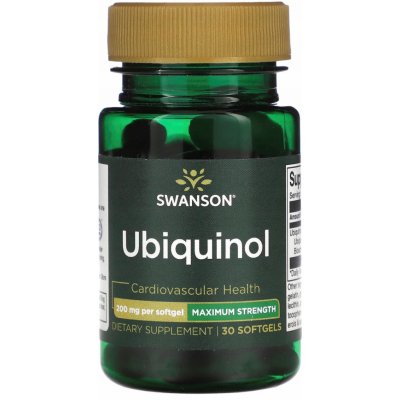 Swanson Ubiquinol Koenzym Q10 200 mg 30 kapslí – Zboží Mobilmania