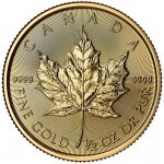 Royal Canadian Mint Zlatá mince Maple Leaf 2026 1/2 oz – Hledejceny.cz