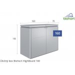 Biohort HighBoard 160 stříbrná metalíza – Zboží Dáma