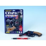 Teddies Pistole Kolt na kapsle 8 ran plast v krabičce 9x16x2 cm – Zboží Dáma