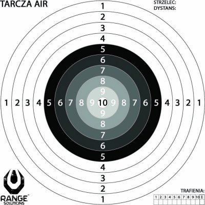 Range Solutions Malý střelecký terč pro vzduchovky 140x140 mm 100ks – Zboží Dáma