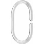 SAPHO Kroužky na sprchový závěs 12 ks, plast, čirá – Zboží Mobilmania