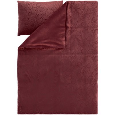 Livarno Plyšové povlečení červená 140x200 70x90 – Zboží Dáma