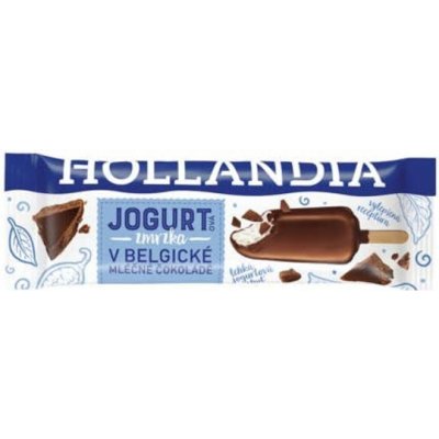 Hollandia Zmrzka v belgické mléčné čokoládě s kulturou BiFi 50 ml – Zboží Mobilmania