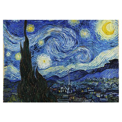 Grafika Vincent Van Gogh Sternennacht 1889 500 dílků – Zboží Mobilmania