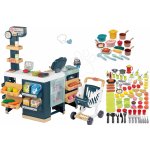 Smoby Set obchod elektronický smíšené zboží s chladničkou Maxi Market a nádobí s potravinami ovocem a zeleninou