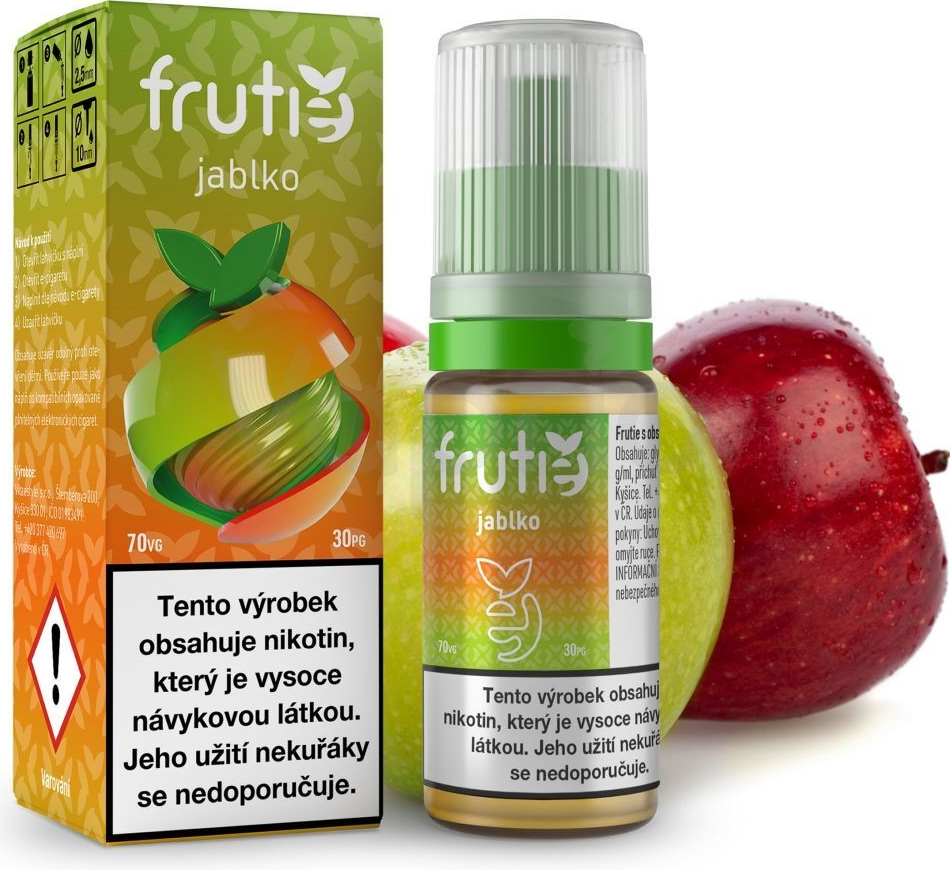 Frutie Jablko 10 ml 0 mg od 69 Kč - Heureka.cz