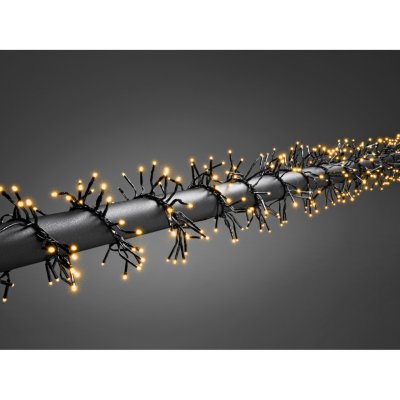 Konstsmide Micro LED Cluster s 8 funkcemi 768 světle jantarová barva – Hledejceny.cz