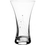 Bohemia Crystal Skleněná váza 5211 - 250 mm Swarovski, Preciosa – Zboží Dáma