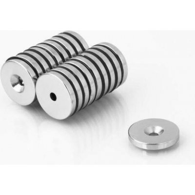 Neodymový magnet pod šroubem MP 25x(7,5x4,5)x3 N38 – Sleviste.cz