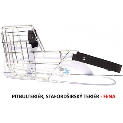 Mr. Rozchov Náhubek kovový Pitbulteriér Stafordširský teriér fena – Zboží Mobilmania