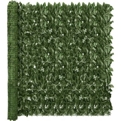 zahrada-XL Balkónová zástěna s tmavě zelenými listy 600 x 150 cm – HobbyKompas.cz