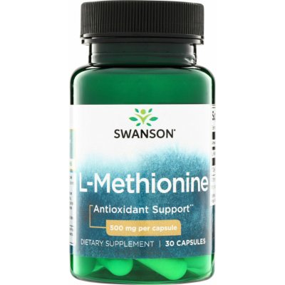 Swanson 100% Pure L-Methionine 30 kapslí 500 mg – Hledejceny.cz