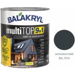 Balakryl MultiTOP 9v1 RAL 7016 0,75 L šedá – Zboží Mobilmania