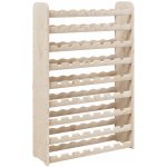 vidaXL Regál na víno 72,5 x 25 x 111,5 cm masivní borové dřevo – Hledejceny.cz