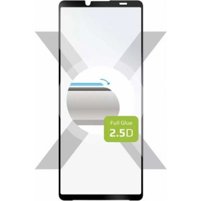 FUXED Full-Cover pro Sony Xperia 10 VI černý rámeček 8591680169436 – Zboží Živě