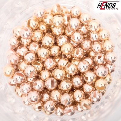 Hends Tungstenové Hlavičky Tungsten Beads Rose Gold Small Slot 2mm 10ks