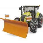 Bruder 3018 Claas Axion 950 se sněhovými řetězy a radlicí – Sleviste.cz