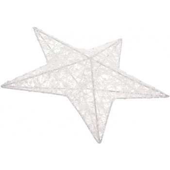 Autronic Hvězda vánoční dekorace barva bílá LBA009-B