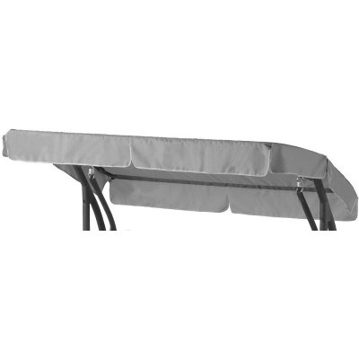 Mountfield Náhradní stříška na zahradní houpačku RIO 190x110 cm světle šedá – Zboží Dáma