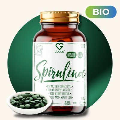 Goodie Spirulina tablety BIO 150 g