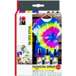 Marabu sada barev na textil ve spreji Tie Dye Style – Zboží Dáma