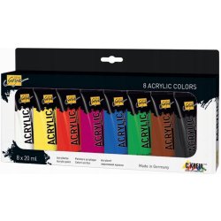 Kreul akrylové barvy Solo Goya set 8 x 20 ml