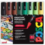 Uni Posca PC-5M 1,8 2,5 mm Earth mix zemitých tónů 8 ks – Zboží Živě