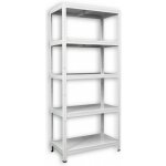 Biedrax Regál 40 x 100 x 180 cm, 5 polic – HobbyKompas.cz