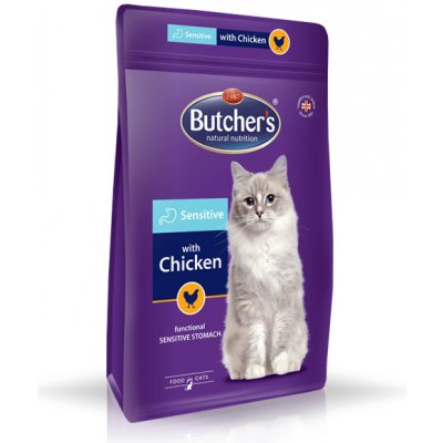 Butcher's Cat Pro Series Sensitive s kuřecím 0,8 kg