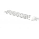 HP 650 Wireless Keyboard & Mouse White 4R013AA#BCM – Sleviste.cz