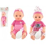 Teddies miminko 31 cm pijící a čůrající pevné tělo s lahvičkou – Hledejceny.cz