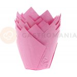 House of Marie Košíčky na cupcake tulipán růžová HM5690 růžová průměr 5 cm 36 ks – Hledejceny.cz