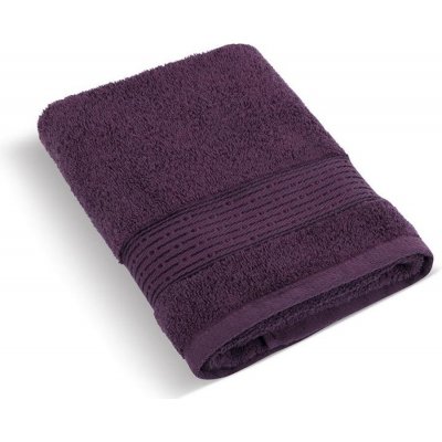 Bellatex Froté osuška Proužek Tmavě vínová Ručník 50 x 100 cm – Zboží Mobilmania