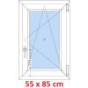 Okno Soft Plastové okno 55x85 cm otevíravé a sklopné