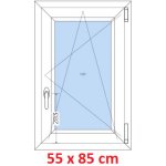 Soft Plastové okno 55x85 cm otevíravé a sklopné – Hledejceny.cz