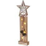 Emos DCWW10 LED dekorace dřevěná hvězdy 48 cm 2x AA – Hledejceny.cz
