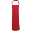 Zástěra Premier Workwear Dětská zástěra dlouhá PR149 Red Pantone 200 43x53cm