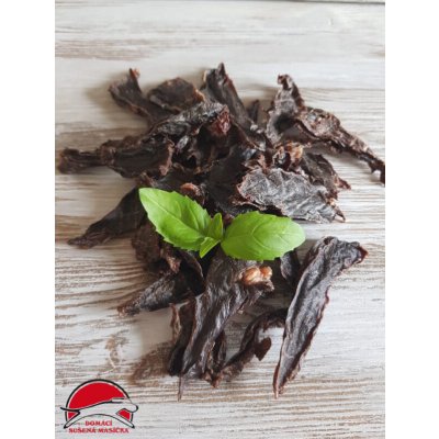 Domácí sušené jerky z vepřového srdíčka 70 g – Hledejceny.cz