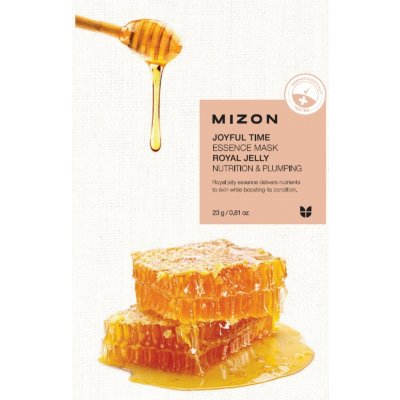 Mizon plátýnková 3D maska s mateří kašičkou a medem pro výživu pleti Joyful Time Essence Mask Royal Jelly 23 g – Hledejceny.cz