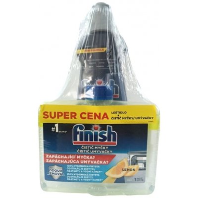 Finish leštidlo 400 ml + čistič myčky Regular 250 ml – Zboží Mobilmania