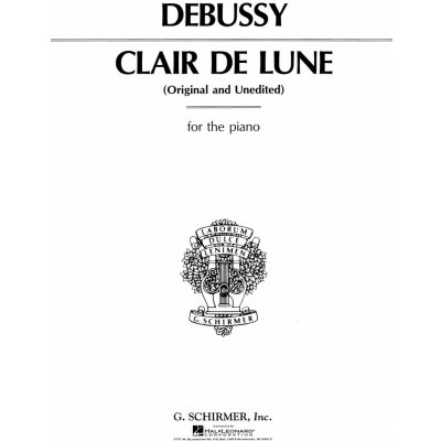 Clair de Lune Original and Unedited pro klavír 1048520
